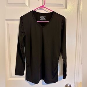 Black thermal long sleeve shirt